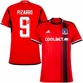 2023 Colo Colo Away Shirt + Pizarro 9 (Fan Style Printing)
