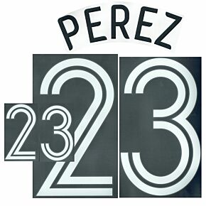 Perez 23 - 06-07 Mexico Home Name and Number Transfer