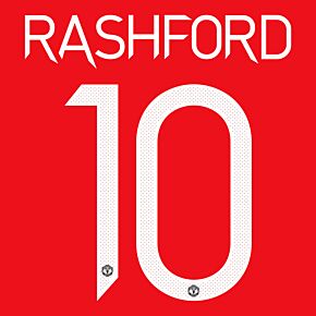 Rashford 10 (Official Cup Printing) - 20-21 Man Utd Home