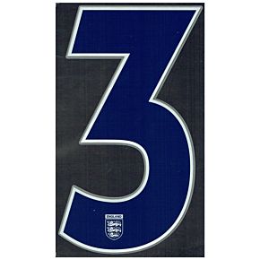 Official Back Numbers - 05-07 England Home Official Back Numbers