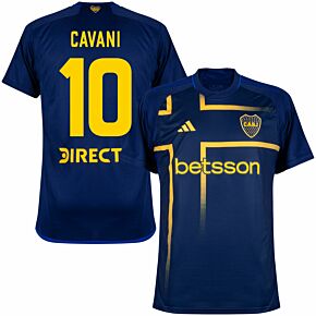 24-25 Boca Juniors 3rd Shirt + Cavani 10 (Fan Style Printing)