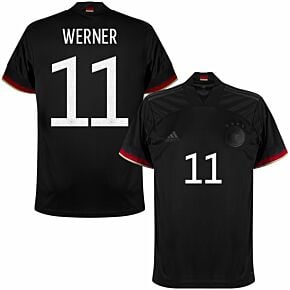 2021 Germany Away Shirt + Werner 11 (Official Printing)