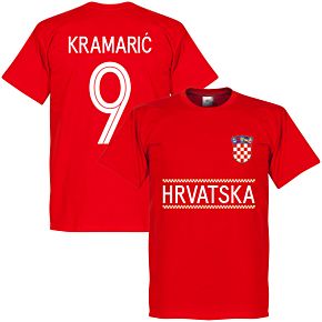 Croatia Kramaric 9 Team Tee - Red