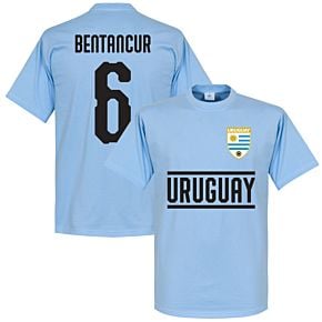 Uruguay Bentancur 6 Team Tee - Sky