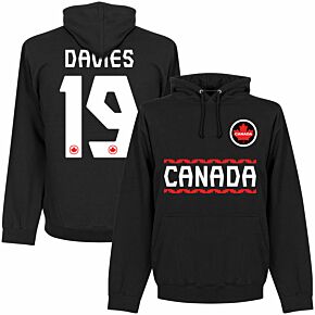 Canada Team Davies 19 Hoodie - Black