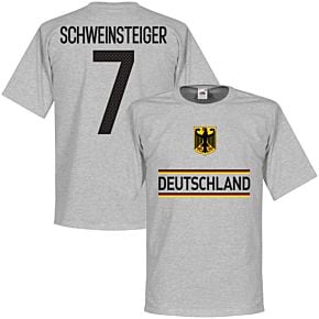 Germany Schweinsteiger 7 Team Tee - White