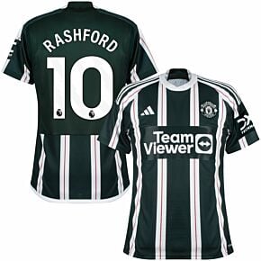 23-24 Man Utd Away Shirt + Rashford 10 (Premier League)