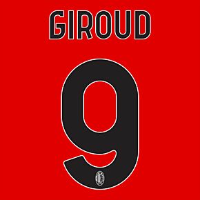 Giroud 9 (Official Printing) - 23-24 AC Milan Home