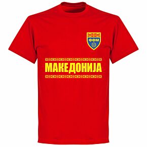 Macedonia Team T-shirt - Red