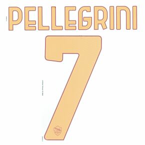 Pellegrini 7 (Official Printing) - 21-22 AS Roma Home/4th