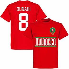 Morocco Ounahi 8 Team T-shirt - Red