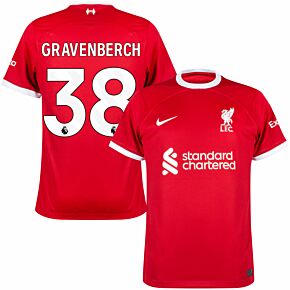 23-24 Liverpool Home + Gravenberch 38 (Premier League)