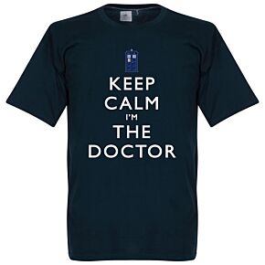 Keep Calm I'm the Doctor KIDS Tee - Navy