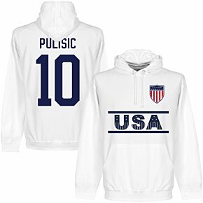 USA Team Pulisic 10 Hoodie - White