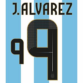 J.Alvarez 9 (Official Printing) - 24-25 Argentina Home