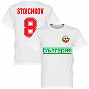 Bulgaria Stoichkov Team Tee - White