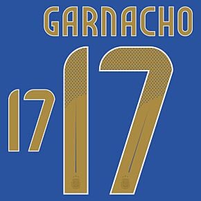 Garnacho 17 (Official Printing) - 24-25 Argentina Away