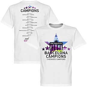 2015 Barcelona 5 Star Road To Victory Tee