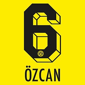 Özcan 6 (Official Printing) - 22-24 Borussia Dortmund Home
