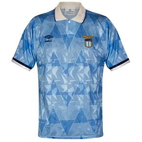 Umbro SS Lazio 1989-1991 Home Jersey - USED Condition (Good) - Size Medium