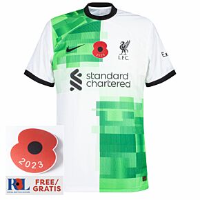 23-24 Liverpool Dri-Fit ADV Match Away Shirt + British Legion Poppy
