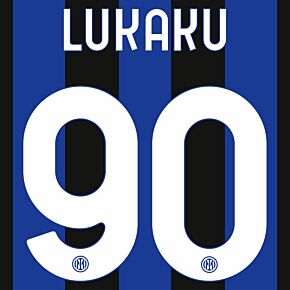 Lukaku 90 (Official Printing) - 22-23 Inter Milan Home