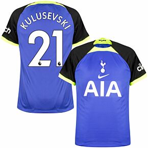 22-23 Tottenham Away Shirt + Kulusevski 21 (Premier League)