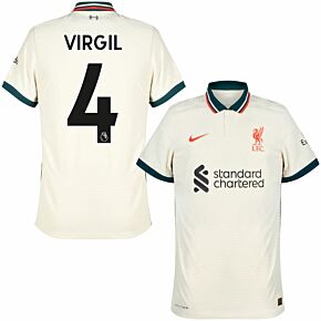 21-22 Liverpool Dri-Fit ADV Match Away Shirt + Virgil 4 (Premier League)