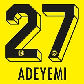 Adeyemi 27 (Official Printing) - 22-23 Borussia Dortmund Home
