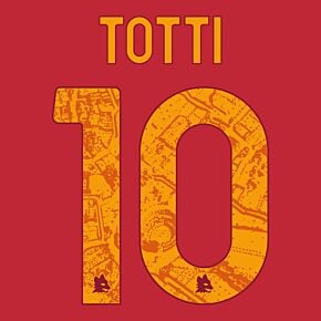 Totti 10 (Official Printing) - 23-24 AS Roma Home