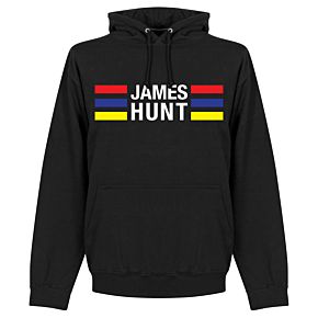 James Hunt Stripes Hoodie - Black
