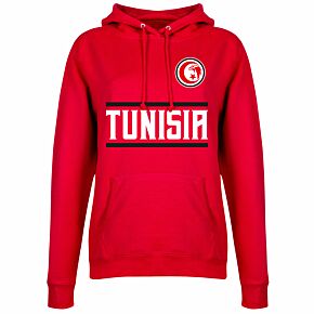 Tunisia Team Womens Hoodie - Red