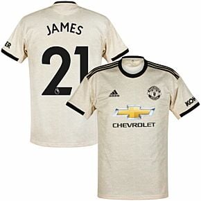 adidas Man Utd Away James 21 Jersey 2019-2020 (Official Premier League Printing)