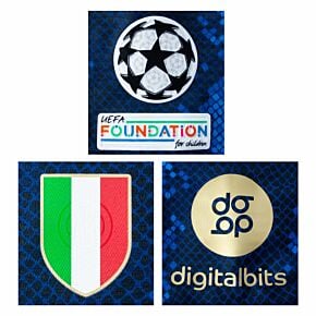UCL - Foundation - Scudetto - Digitalbits Sponsor Patch Set - 21-22 Inter Milan Home