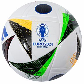 Adidas Euro 2024 League J350 Football - White/Black - (Size 5)