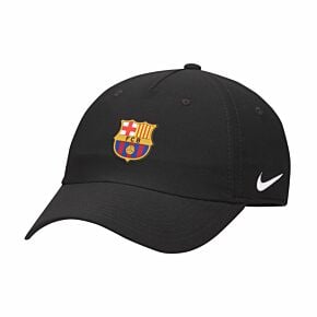 23-24 Barcelona Club Cap - Black/White