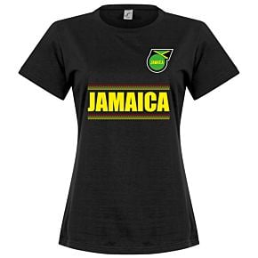Jamaica Team Womens Tee - Black
