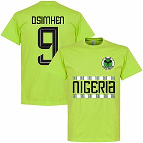 Nigeria Team Osimhen 9 T-shirt - Apple Green