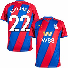 21-22 Crystal Palace Home Shirt + Edouard 22 (Premier League)