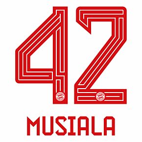 Musiala 42 (Official Printing) - 23-24 Bayern Munich Home