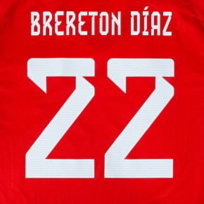 Brereton Diaz 22 (Official Printing) - 22-23 Chile Home