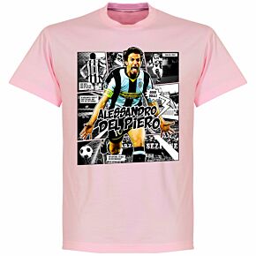Del Piero Comic T-shirt -Pink