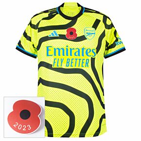 23-24 Arsenal Away Shirt + British Legion Poppy