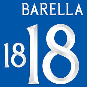 Barella 18 (Official Printing) - 23-24 Italy Home