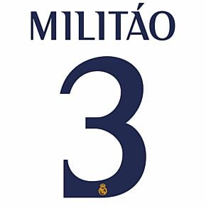 E. Militáo 3 (Official Cup Printing) - 23-24 Real Madrid Home