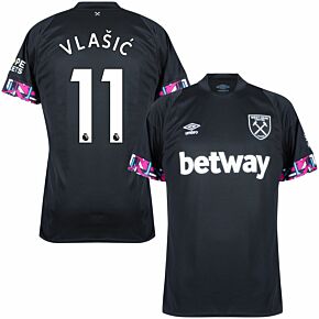 22-23 West Ham Away Shirt + Vlašić 11 (Premier League)