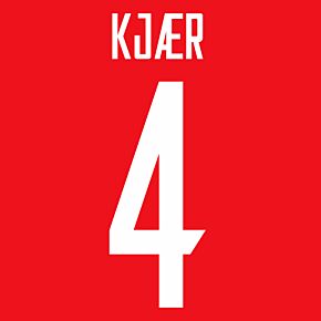 Kjaer 4 (Official Printing) - 22-23 Denmark Home - Back Print only