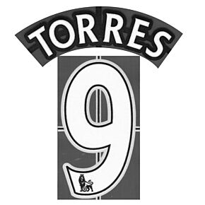 Torres 9 - 07-13 Chelsea Home BOYS Official Premier League Name & Number