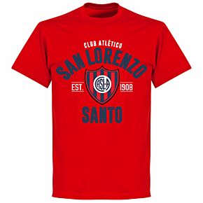 San Lorenzo EstablishedT-Shirt - Red