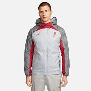 2023 Liverpool AWF Jacket - Wolf Grey/Tough Red